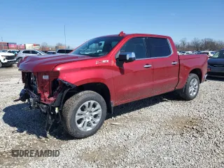 2024 Chevrolet Silverado 1500 LTZ with VIN 1GCUDGE89RZ382308, listed as a Copart auction lot 48109755 with 3,272 mi miles and Salvage Title. Bid and sale history available at DreamBid. Image 1.