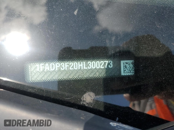 2017 Ford Focus SE with VIN 1FADP3F20HL300273, listed as a Copart auction lot 61489455 with 131,097 mi miles and Clean title. Bid and sale history available at DreamBid. Image 12.
