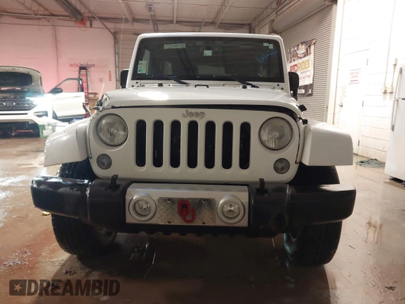 2014 Jeep Wrangler Unlimited Sahara with VIN 1C4BJWEG1EL326605, listed as a IAAI auction lot 41325037 with 135,824 mi miles. Bid and sale history available at carsss.com. Image 12.