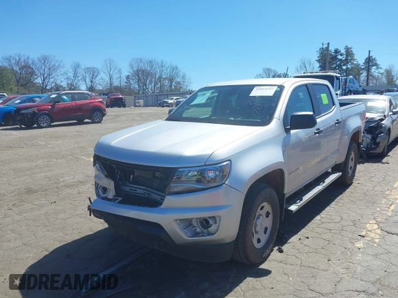 2020 Chevrolet Colorado 2WD Work Truck with VIN 1GCGSBEN7L1122460, listed as a IAAI auction lot 41815237 with 34,781 mi miles and . Bid and sale history available at DreamBid. Image 2.