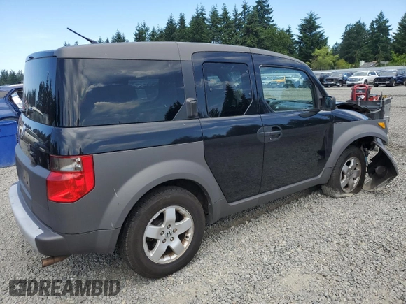 2004 Honda Element EX with VIN 5J6YH28564L011851, listed as a Copart auction lot 60641955 with 96,447 mi miles and Salvage title. Bid and sale history available at DreamBid. Image 3.