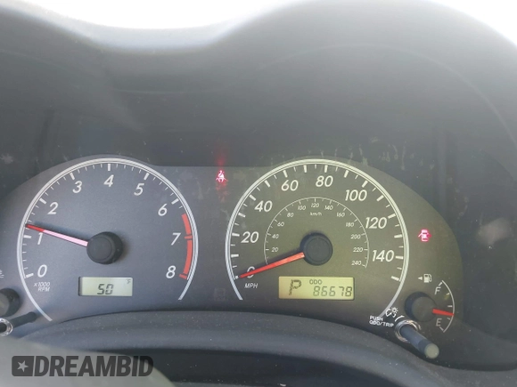 2012 Toyota Corolla L with VIN 5YFBU4EE6CP004654, listed as a IAAI auction lot 41939901 with 86,678 mi miles and . Bid and sale history available at DreamBid. Image 7.