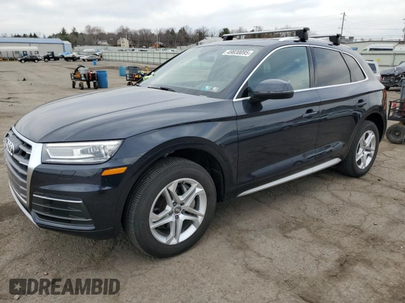2019 Audi Q5 Premium with VIN WA1ANAFYXK2133164, listed as a Copart auction lot 49830095 with 67,493 mi miles and Salvage Title. Bid and sale history available at carsss.com. Image 1.