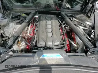 2025 Chevrolet Corvette with VIN 1G1YM2D40S5500724, listed as a Copart auction lot 57388255 with 1,504 mi miles and Salvage title. Bid and sale history available at DreamBid. Image 14.