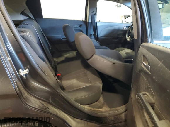 2016 Chevrolet Sonic LT with VIN 1G1JC6SG1G4110205, listed as a Copart auction lot 48566595 with 207,069 mi miles and Clean Title. Bid and sale history available at carsss.com. Image 10.