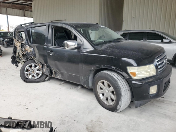 2007 Infiniti QX56 z VIN 5N3AA08A07N802904, wystawiony jako Copart lot #52902755 z przebiegiem 148 215 mil mil oraz Szkoda całkowita • Salvage title. Historia ofert i sprzedaży dostępna na DreamBid. Obrazek 4.
