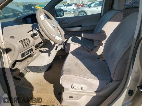 2004 Nissan Quest SE with VIN 5N1BV28U44N325459, listed as a Copart auction lot 78440064 with 162,445 mi miles and Salvage Title. Bid and sale history available at carsss.com. Image 7.