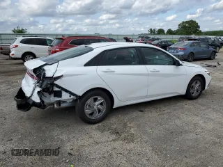 2025 Hyundai Elantra SE with VIN KMHLL4DG8SU983391, listed as a Copart auction lot 59843665 with 577 mi miles and Salvage title. Bid and sale history available at DreamBid. Image 3.