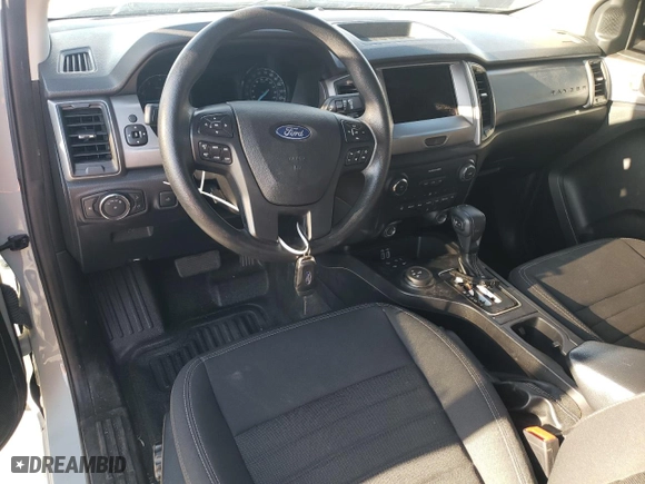 2021 Ford Ranger XL with VIN 1FTER1FH3MLD84830, listed as a Copart auction lot 42802385 with 0 mi miles and Salvage Title. Bid and sale history available at carsss.com. Image 8.