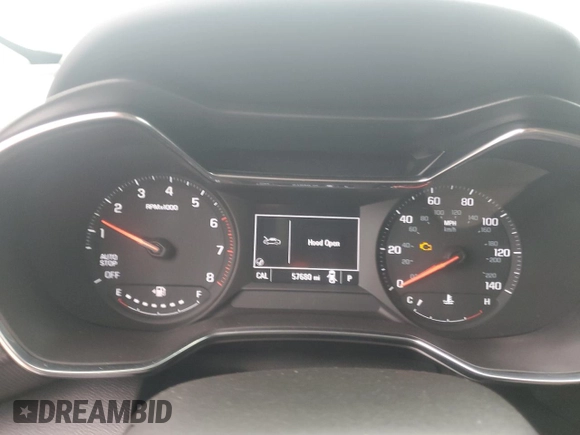 2022 Chevrolet TrailBlazer LT with VIN KL79MPSL4NB058844, listed as a Copart auction lot 43502975 with 57,680 mi miles and Salvage Title. Bid and sale history available at carsss.com. Image 9.