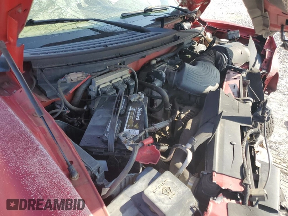 2005 Ford F-150 STX with VIN 1FTRF04W05KC08119, listed as a Copart auction lot 69045024 with 103,924 mi miles and Salvage title. Bid and sale history available at DreamBid. Image 12.