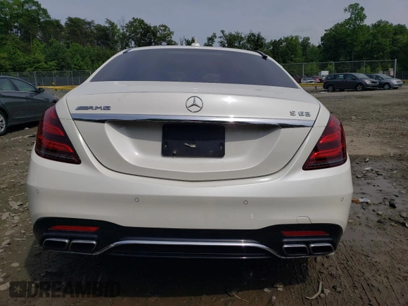 2018 Mercedes-Benz S 63 AMG with VIN WDDUG8JB7JA394237, listed as a Copart auction lot 53479713 with Not Provided miles and . Bid and sale history available at DreamBid. Image 6.