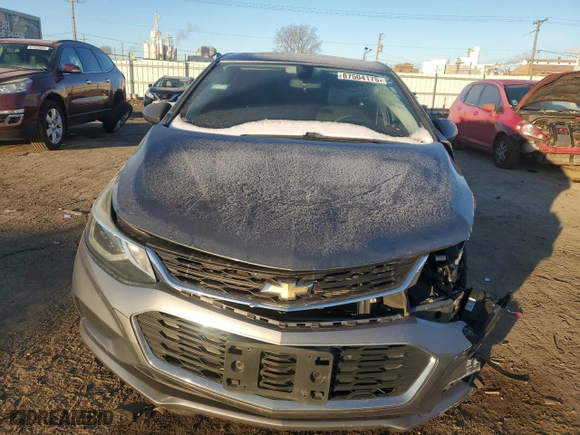 2018 Chevrolet Cruze LT with VIN 1G1BE5SM0J7132653, listed as a Copart auction lot 87504175 with 99,650 mi miles and Salvage Title. Bid and sale history available at carsss.com. Image 5.