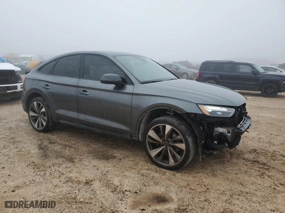 2023 Audi SQ5 Sportback Premium Plus with VIN WA124AFY0P2185529, listed as a Copart auction lot 85858434 with 14,976 mi miles and Salvage Title. Bid and sale history available at carsss.com. Image 4.