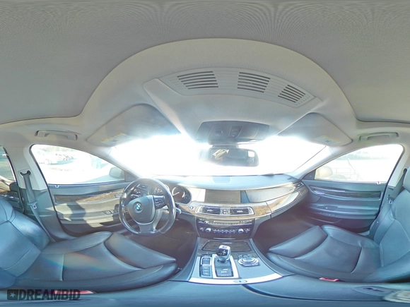 2012 BMW 7 Series 750i xDrive with VIN WBAKC6C54CDX99334, listed as a Copart auction lot 45408845 with 0 mi miles and Salvage Title. Bid and sale history available at carsss.com. Image 13.