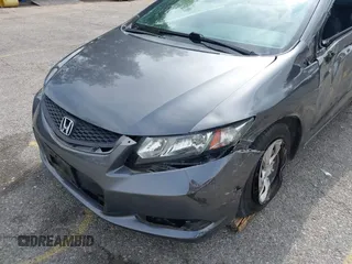 2013 Honda Civic Cpe LX with VIN 2HGFG3B58DH521213, listed as a IAAI auction lot 42042878 with 46,865 mi miles. Bid and sale history available at carsss.com. Image 17.