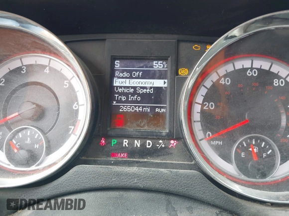 2013 Dodge Grand Caravan Crew with VIN 2C4RDGDG7DR624563, listed as a IAAI auction lot 42038157 with 265,044 mi miles and . Bid and sale history available at DreamBid. Image 7.