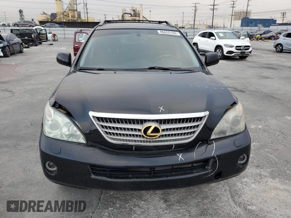 2008 Lexus RX 400h with VIN JTJGW31U982008675, listed as a Copart auction lot 86655194 with 127,021 mi miles and Salvage Title. Bid and sale history available at DreamBid. Image 5.