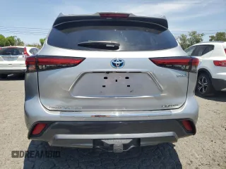 2023 Toyota Highlander Hybrid Limited with VIN 5TDXBRCH4PS575885, listed as a Copart auction lot 64304345 with 15,633 mi miles and Salvage title. Bid and sale history available at DreamBid. Image 6.