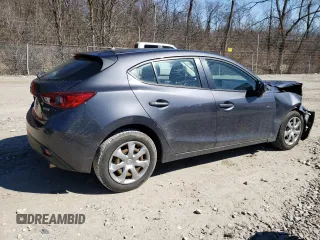 2016 Mazda 3 i Sport with VIN JM1BM1J76G1327232, listed as a Copart auction lot 49493865 with 120,288 mi miles and Salvage Title. Bid and sale history available at DreamBid. Image 3.