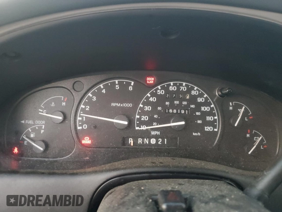 2000 Ford Explorer with VIN 1FMZU63X3YUB63135, listed as a Copart auction lot 75742324 with 168,191 mi miles and Salvage title. Bid and sale history available at DreamBid. Image 9.