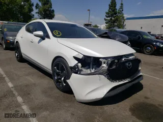 2019 Mazda Mazda3 Hatchback w/Preferred Pkg with VIN JM1BPAMMXK1140383, listed as a Copart auction lot 50467562 with 100,782 mi miles. Bid and sale history available at carsss.com. Image 1.