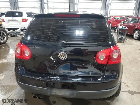 2008 Volkswagen Rabbit S with VIN WVWAB71K78W096774, listed as a Copart auction lot 41985815 with 159,723 mi miles and Salvage Title. Bid and sale history available at carsss.com. Image 6.