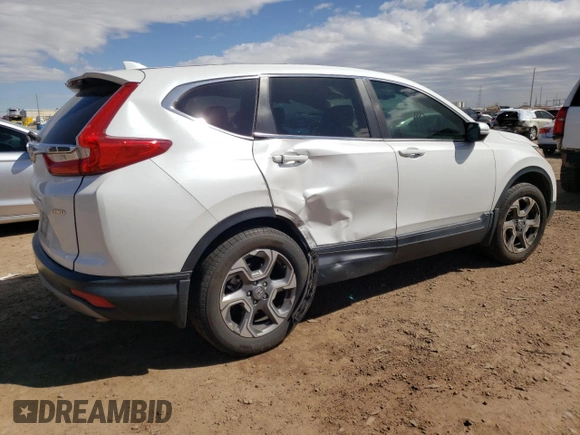 2019 Honda CR-V EX with VIN JHLRW2H55KX021375, listed as a Copart auction lot 46838403 with 50,220 mi miles and . Bid and sale history available at DreamBid. Image 3.