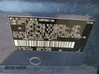 2007 Toyota RAV4 Sport with VIN JTMBD32V576028990, listed as a Copart auction lot 50059005 with 164,333 mi miles and Salvage Title. Bid and sale history available at carsss.com. Image 13.