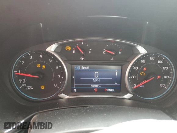 2019 Chevrolet Equinox LT z VIN 2GNAXUEV6K6155133, wystawiony jako Copart lot #59152515 z przebiegiem 55 897 mil mil oraz Szkoda całkowita • Salvage title. Historia ofert i sprzedaży dostępna na DreamBid. Obrazek 9.