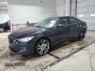 2015 Mazda 6 i Grand Touring с VIN JM1GJ1W61F1171596, выставлен на аукционе Copart как лот 60147525 с пробегом 161 069 миль миль и Списание • Salvage title. История ставок и продаж доступна на DreamBid. Изображение 1.