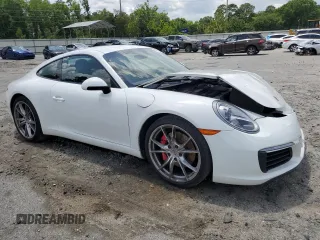 2019 Porsche 911 Carrera S with VIN WP0AB2A95KS114235, listed as a Copart auction lot 53480114 with 43,488 mi miles and Salvage Title. Bid and sale history available at DreamBid. Image 4.