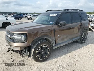 2022 Ford Bronco Sport Outer Banks z VIN 3FMCR9C65NRD59788, wystawiony jako Copart lot #54941435 z przebiegiem 59 184 mil mil oraz Szkoda całkowita • Salvage title. Historia ofert i sprzedaży dostępna na DreamBid. Obrazek 1.