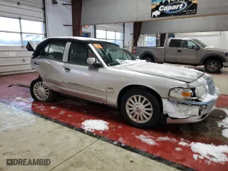 2011 Mercury Grand Marquis LS with VIN 2MEBM7FV7BX600476, listed as a Copart auction lot 43586955 with 0 mi miles and Salvage Title. Bid and sale history available at carsss.com. Image 4.