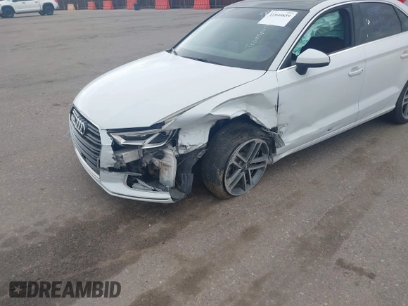 2019 Audi A3 Sedan Premium with VIN WAUBEGFF8KA113719, listed as a IAAI auction lot 41840859 with 69,700 mi miles. Bid and sale history available at carsss.com. Image 6.