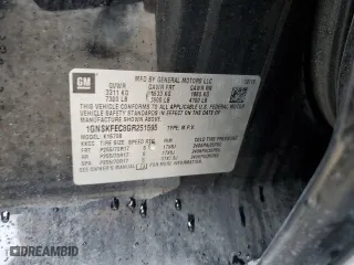 2016 Chevrolet Tahoe Commercial with VIN 1GNSKFEC8GR251595, listed as a Copart auction lot 70221954 with 169,234 mi miles and Salvage Title. Bid and sale history available at carsss.com. Image 13.