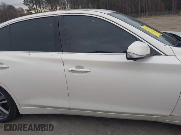 2021 Infiniti Q50 3.0t SENSORY with VIN JN1EV7CP4MM707726, listed as a IAAI auction lot 41427425 with 105,970 mi miles. Bid and sale history available at carsss.com. Image 14.