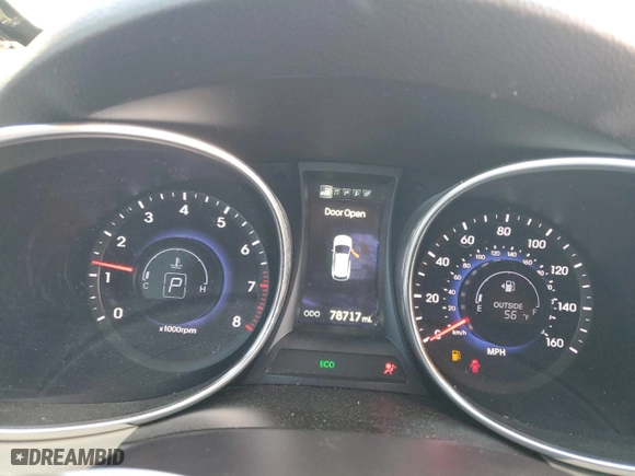 2014 Hyundai Santa Fe Sport Premium with VIN 5XYZUDLA3EG182317, listed as a Copart auction lot 48238675 with 78,717 mi miles and Salvage Title. Bid and sale history available at carsss.com. Image 9.