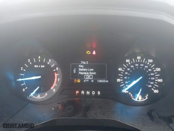 2017 Ford Edge SE with VIN 2FMPK4G92HBB02250, listed as a IAAI auction lot 41149982 with 108,505 mi miles. Bid and sale history available at carsss.com. Image 7.