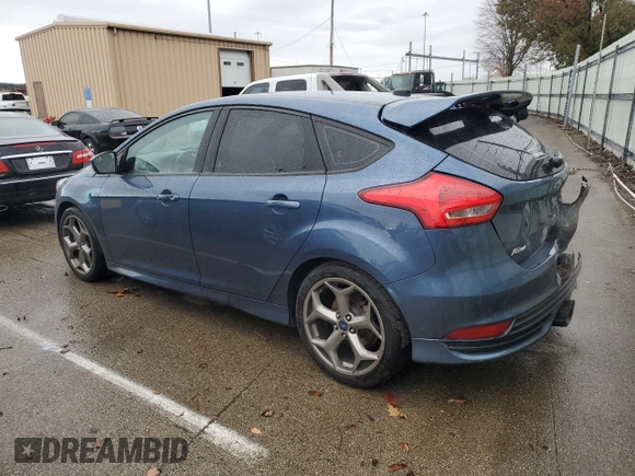 2018 Ford Focus ST with VIN 1FADP3L95JL310207, listed as a Copart auction lot 80940534 with 90,574 mi miles and Salvage Title. Bid and sale history available at DreamBid. Image 2.