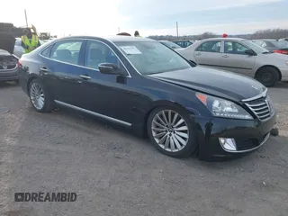 2014 Hyundai Equus Ultimate z VIN KMHGH4JH4EU083592, wystawiony jako IAAI lot #41651107 z przebiegiem 48 252 mil mil oraz . Historia ofert i sprzedaży dostępna na DreamBid. Obrazek 1.