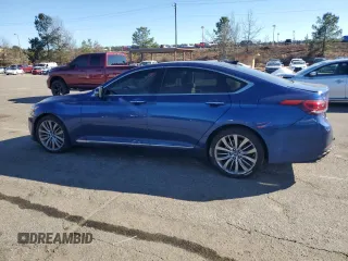 2017 Genesis G80 Ultimate with VIN KMHGN4JF7HU181009, listed as a Copart auction lot 47967285 with Not Provided miles and Salvage Title. Bid and sale history available at DreamBid. Image 2.