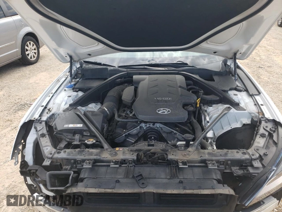 2015 Hyundai Genesis 3.8L with VIN KMHGN4JE4FU074665, listed as a Copart auction lot 57383014 with 120,469 mi miles and Salvage Title. Bid and sale history available at carsss.com. Image 11.