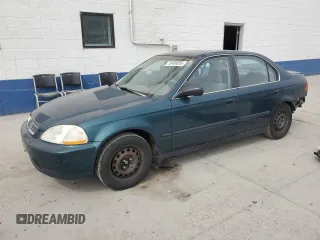 1997 Honda Civic LX with VIN 1HGEJ6574VL020352, listed as a Copart auction lot 53406855 with 216,655 mi miles and Clean Title. Bid and sale history available at carsss.com. Image 1.