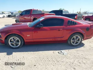 2006 Ford Mustang GT Deluxe with VIN 1ZVHT82H765174507, listed as a IAAI auction lot 42100280 with 107,393 mi miles. Bid and sale history available at carsss.com. Image 14.
