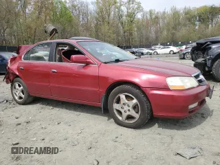 2003 Acura TL w/Navigation System with VIN 19UUA56793A004127, listed as a Copart auction lot 53034165 with 246,969 mi miles and Salvage Title. Bid and sale history available at carsss.com. Image 4.