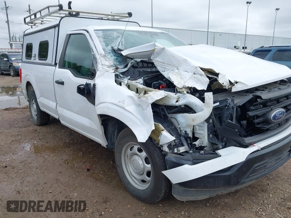 2021 Ford F-150 XL with VIN 1FTMF1CB4MKD85219, listed as a IAAI auction lot 42034028 with 115,415 mi miles and . Bid and sale history available at DreamBid. Image 1.