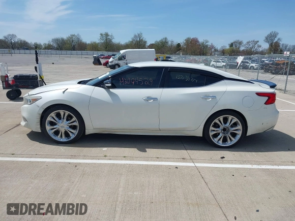 2016 Nissan Maxima SV with VIN 1N4AA6AP4GC396173, listed as a IAAI auction lot 42094529 with 137,397 mi miles and . Bid and sale history available at DreamBid. Image 14.