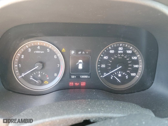2016 Hyundai Tucson SE with VIN KM8J3CA46GU130314, listed as a Copart auction lot 40080253 with 130,092 mi miles. Bid and sale history available at carsss.com. Image 9.