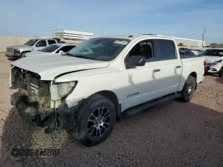2021 Nissan Titan SV with VIN 1N6AA1EE1MN526638, listed as a Copart auction lot 47771775 with 42,567 mi miles and Salvage Title. Bid and sale history available at carsss.com. Image 1.